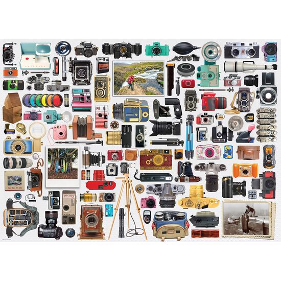 Puzzel 1000 stukjes Eurographics - World of Cameras