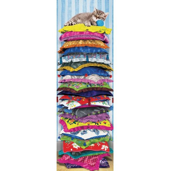 Puzzel 1000 stukjes panoramische Eurographics - Fluffy Kitty