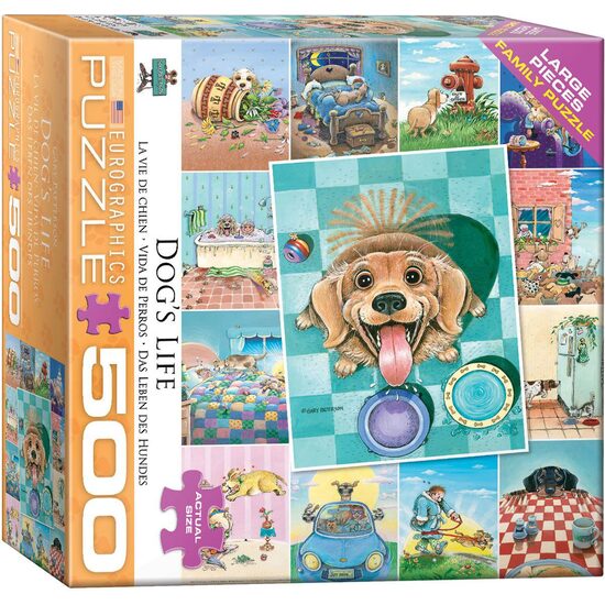Puzzel 500 stukjes XXL Eurographics - Een hondenleven