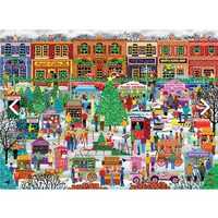 Puzzel 500 stukjes XXL Eurographics - Downtown Holiday Festival