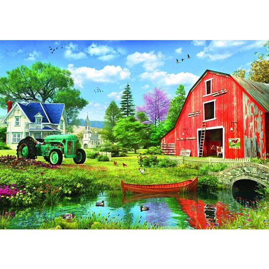 Puzzel 1000 stukjes Eurographics - Metalen Doos - De Rode Schuur