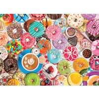 Puzzel 1000 stukjes Eurographics - Metalen Doos - Donut Party