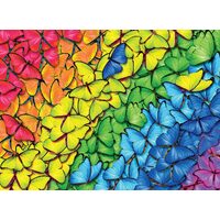 Puzzel 1000 stukjes Eurographics - Metalen Doos - Vlinder Regenboog