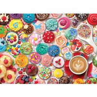 Puzzel 1000 stukjes Eurographics - Metalen Doos - Cupcake Party