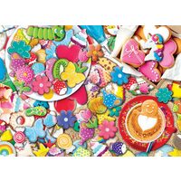 Puzzel 1000 stukjes Eurographics - Metalen Doos - Cookie Party