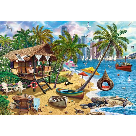 Puzzle 1000 pièces Castorland - L'été en ville