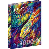 Puzzel 1000 stukjes ENJOY - Regenboogslang