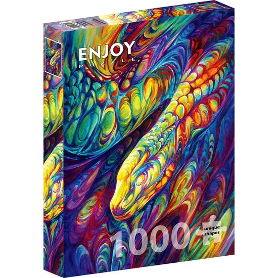 Puzzle 1000 pezzi ENJOY - Serpente Arcobaleno