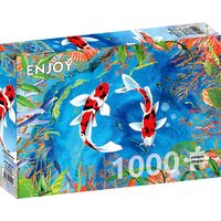 Puzzel 1000 stukjes GENIET - Blijf gewoon zwemmen