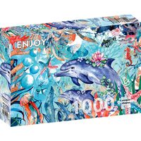 Puzzel 1000 stukjes ENJOY - Golven maken