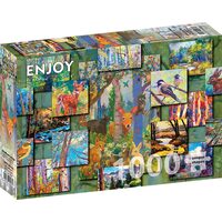 Puzzel 1000 stukjes GENIET - Boscollage