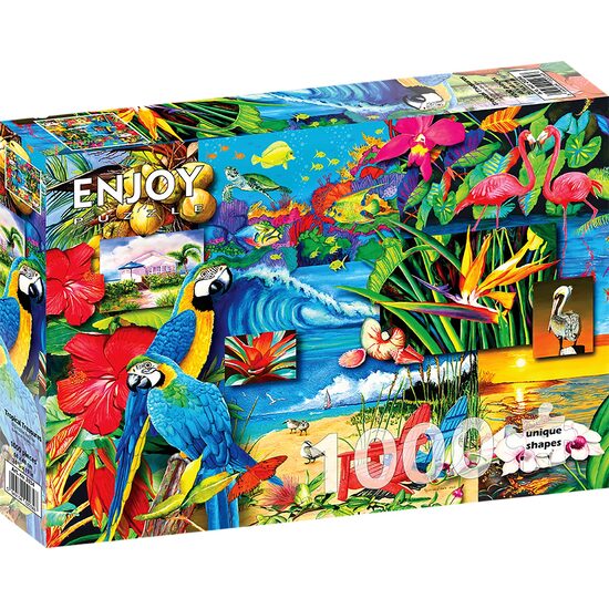 Puzzel 1000 stukjes ENJOY - Tropische Schatten