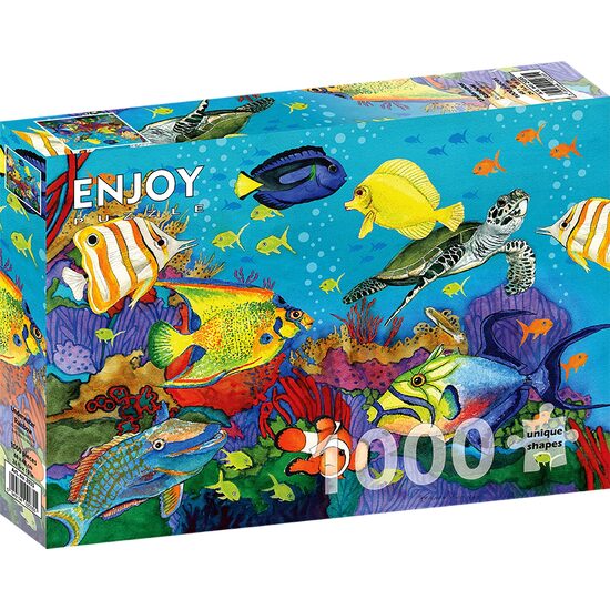 Puzzel 1000 stukjes ENJOY - Onderwaterregenboog