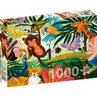 Puzzel 1000 stukjes GENIET - In de Jungle