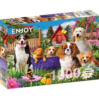 Puzzel 1000 stukjes ENJOY - Puppypatch