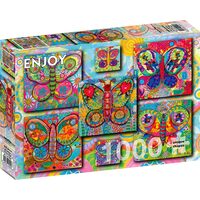 Puzzel 1000 stukjes ENJOY - Vlinders