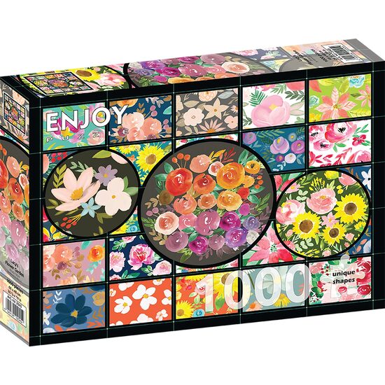 Puzzel 1000 stukjes ENJOY - Lacy's bloementuin