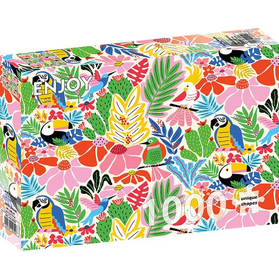 Puzzel 1000 stukjes ENJOY - Vrolijke Jungle