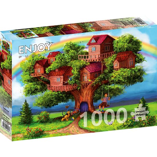Puzzel 1000 stukjes GENIET - Boomhutten