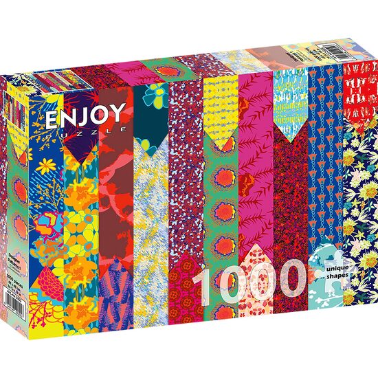 Puzzel 1000 stukjes ENJOY - Designerpatronen 1