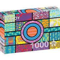 Puzzel 1000 stukjes ENJOY - Designerpatronen 2