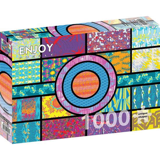 Puzzel 1000 stukjes ENJOY - Designerpatronen 2