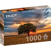 Puzzel 1000 stukjes ENJOY - Bladeren Eclipse