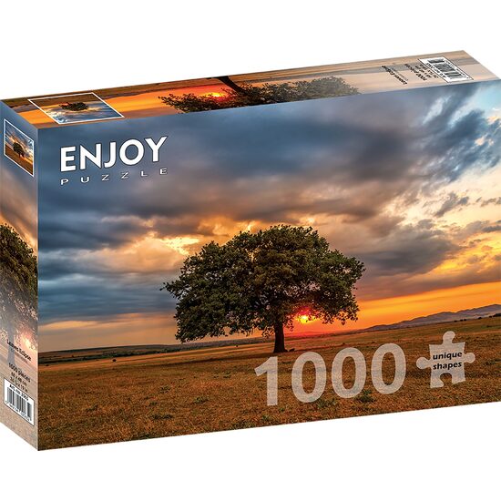 Puzzel 1000 stukjes ENJOY - Bladeren Eclipse