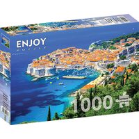 Puzzel 1000 stukjes ENJOY - Oude binnenstad van Dubrovnik, Kroatië