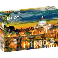 Puzzel 1000 stukjes GENIET - Sint-Pietersbasiliek, Vaticaan
