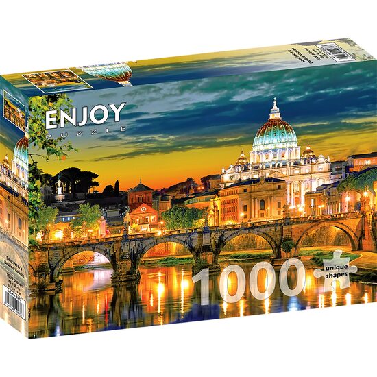 Puzzel 1000 stukjes GENIET - Sint-Pietersbasiliek, Vaticaan