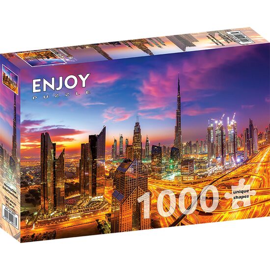 Puzzel 1000 stukjes ENJOY - Morning Over Dubai Downtown