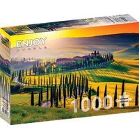 Puzzel 1000 stukjes ENJOY - Toscane Zonsondergang