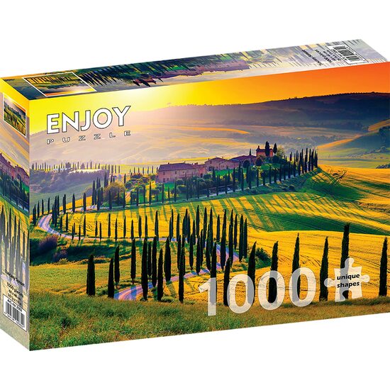 Puzzel 1000 stukjes ENJOY - Toscane Zonsondergang