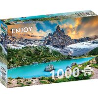 Puzzel 1000 stukjes ENJOY - Sorapis-meer, Dolomieten, Italië