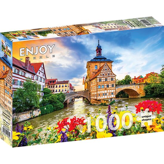 Puzzel 1000 stukjes ENJOY - Oude binnenstad van Bamberg, Duitsland