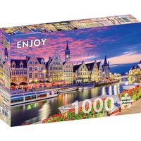 Puzzel 1000 stukjes ENJOY - Gent bij Twilight, België