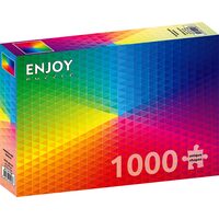 Puzzel 1000 stukjes ENJOY - Caleidoscopische Regenboog
