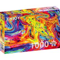 Puzzel 1000 stukjes ENJOY - Regenboogmarmer