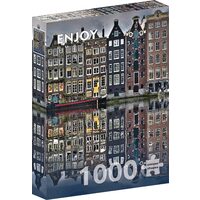 Puzzel 1000 stukjes GENIET - Amsterdamse Huizen