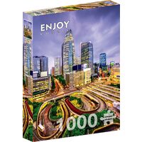 Puzzel 1000 stukjes ENJOY - Nishi-Shinjuku District, Tokio