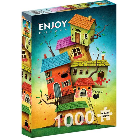 Puzzle 1000 pezzi ENJOY - Case delle fiabe