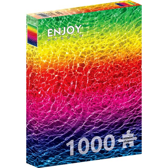 Puzzel 1000 stukjes ENJOY - Ondergedompelde regenboog