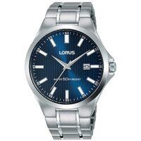 Men's watch Lorus RH993KX9 Klassik, 40mm, 5ATM, Silver