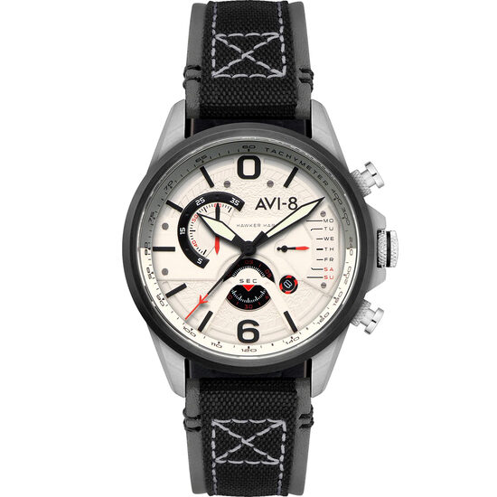 Men's watch Avi-8 AV-4056-07, Quartz, 44mm, 5ATM