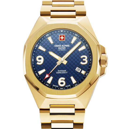 Men's watch Swiss Military 7005.1115, Quartz, 42mm, 10ATM