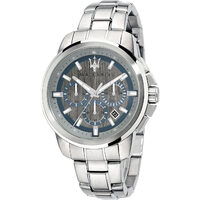 Maserati Men's Watch R8873621006, Quartz, 44mm, 5ATM, Silver