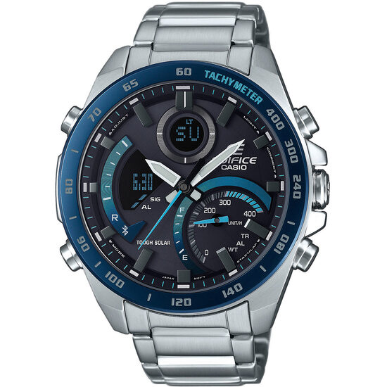 Men's watch Casio ECB-900DB-1BER, Quartz, 48mm, 10ATM