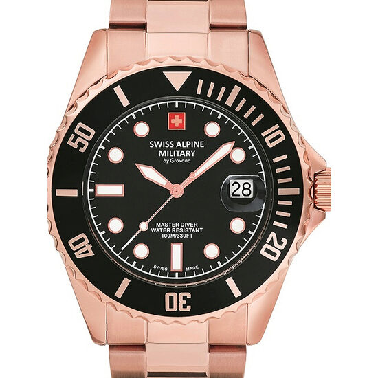 Men's watch Swiss Military 7053.1167, Quartz, 42mm, 10ATM