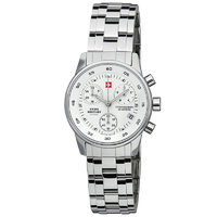 Dameshorloge Swiss Military SM34013.02, 31 mm, 5 ATM, Zilver